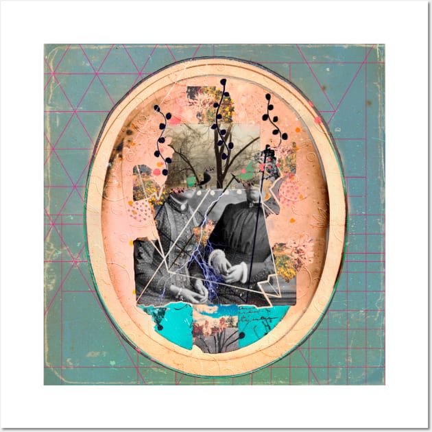 Mother Nature Collage Artwork Wall Art by Victoria Herrera Collagist